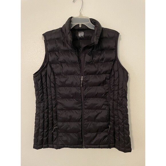 32 Degrees Jackets & Blazers - 32 Degrees Heat Vest Womens XL Black Quilted Puffer Insulated Zip Pockets Warm